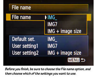 7D File name screen